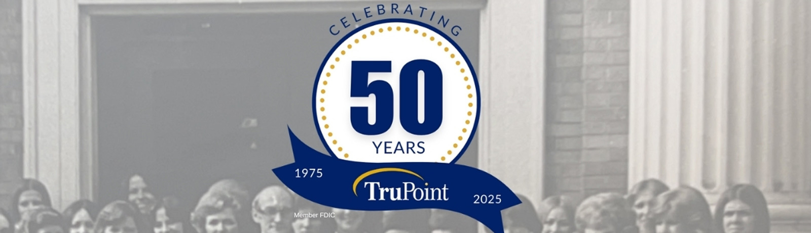 TruPoint Bank 50th Anniversary Banner