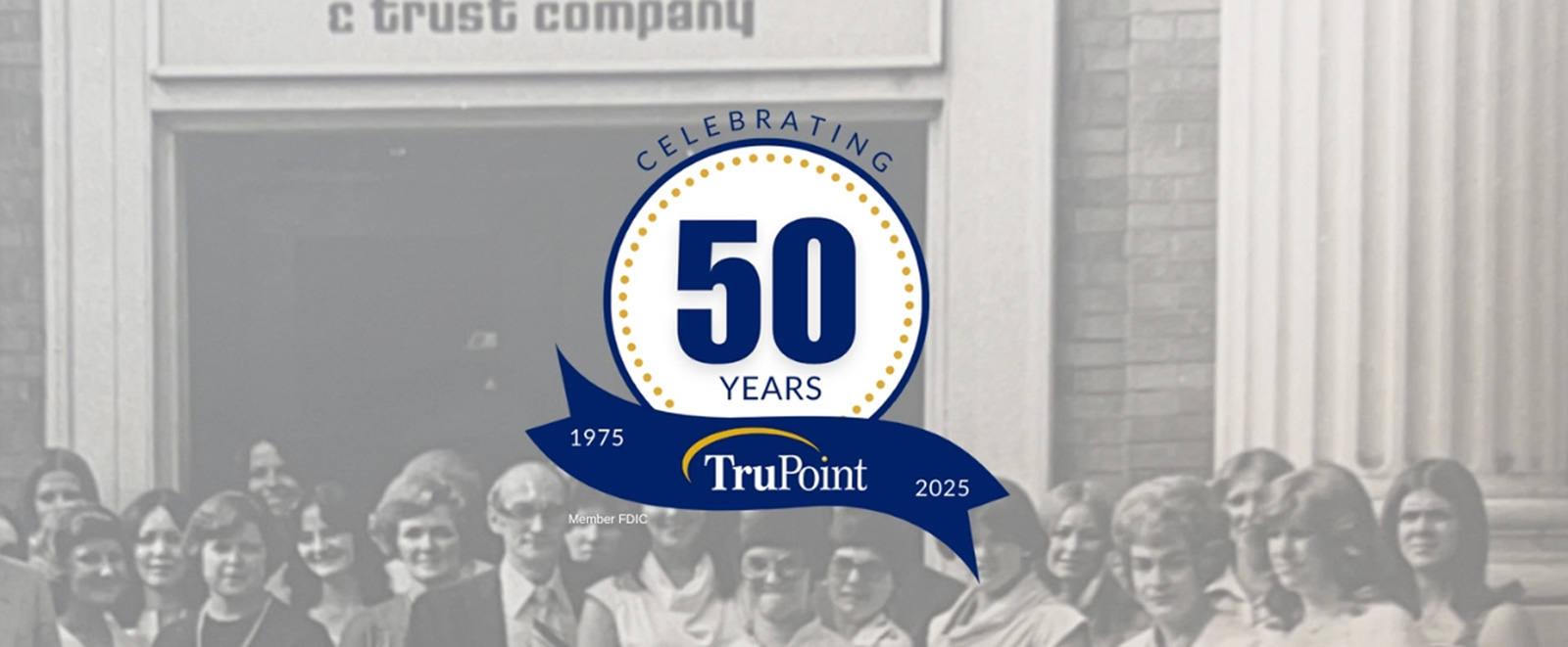 TruPoint Bank 50th Anniversary Banner